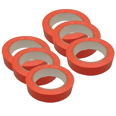 Martin Sports Floor Marking Tape, Orange, PK6 FT136ORANGE